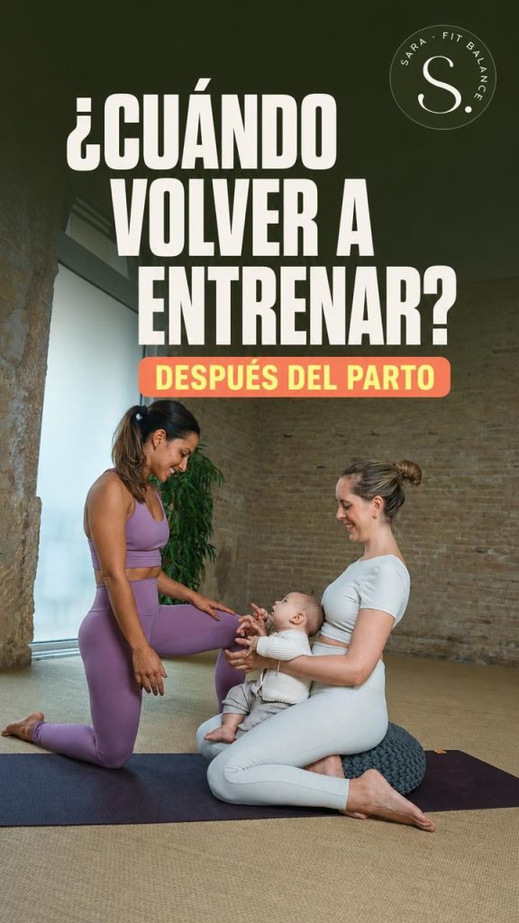 Portada de Sara Fit Balance sobre la vuelta al entrenamiento después del parto